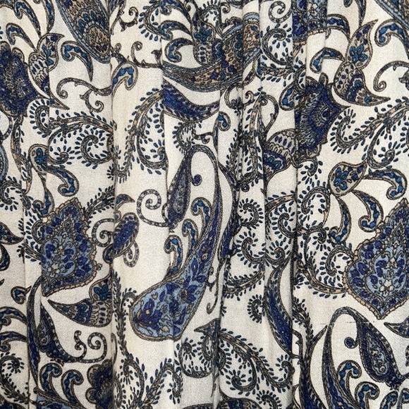 🔴 h&m blue floral patterned blouse - Picture 5 of 5